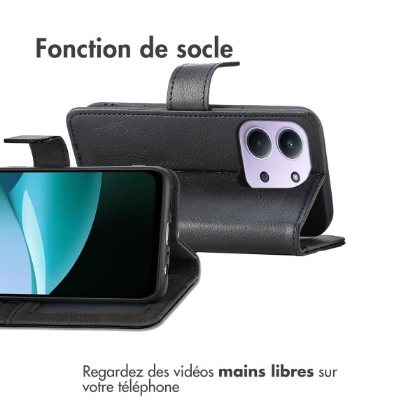 imoshion Étui de télephone portefeuille Xiaomi Redmi 15C (5G) - Noir