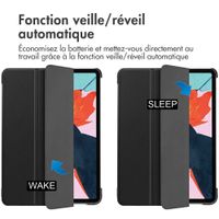 imoshion Coque tablette Trifold Apple iPad Air 11 pouces (2025) M3 / (2024) M2 / Air 5 (2022) / Air 4 (2020) - Bleu foncé