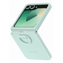 Samsung Original Coque en silicone Ring Samsung Galaxy Z Flip 6 / Flip 7 FE - Mint