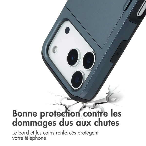 imoshion Coque arrière avec porte-cartes Apple iPhone 17 Pro - Bleu foncé
