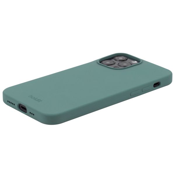 Holdit Coque Silicone iPhone 15 Pro Max - Moss Green