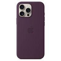 Apple Coque en silicone MagSafe Apple iPhone 16 Pro Max - Plum