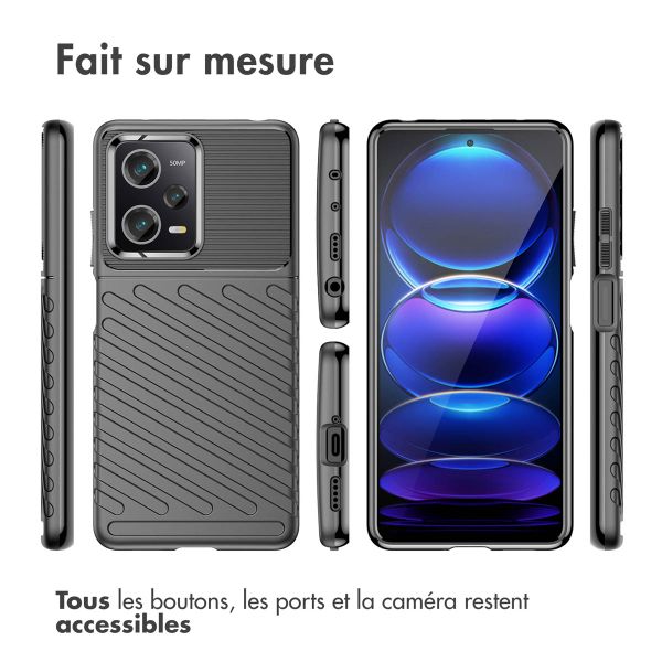imoshion Coque arrière Thunder Xiaomi Poco X5 Pro 5G - Noir