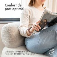 imoshion Bracelet magnétique milanais Apple Watch Series 1 - 11 / SE / Ultra (44/45/46/49 mm) - Taille M - Rose