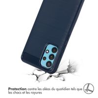 imoshion Coque Brushed Samsung Galaxy A32 (4G) - Bleu foncé