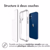 imoshion Coque Rugged Air Apple iPhone 12 Mini - Transparent