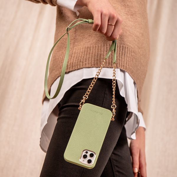 Selencia Coque Aina Serpent avec corde Samsung Galaxy S22 Plus - Vert