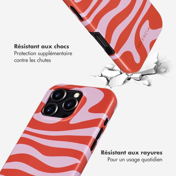 Selencia Coque arrière Vivid avec MagSafe Apple iPhone 16 Pro - Dream Swirl Pink