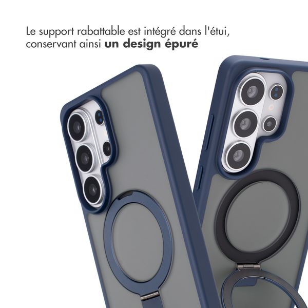 Accezz Coque Ring Stand avec MagSafe Samsung Galaxy S26 Ultra - Bleu
