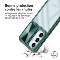 imoshion Coque arrière Camslider Samsung Galaxy S25 - Vert foncé