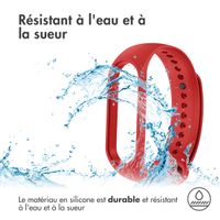 imoshion Bracelet sport en silicone Xiaomi Mi Band 7 - Rouge