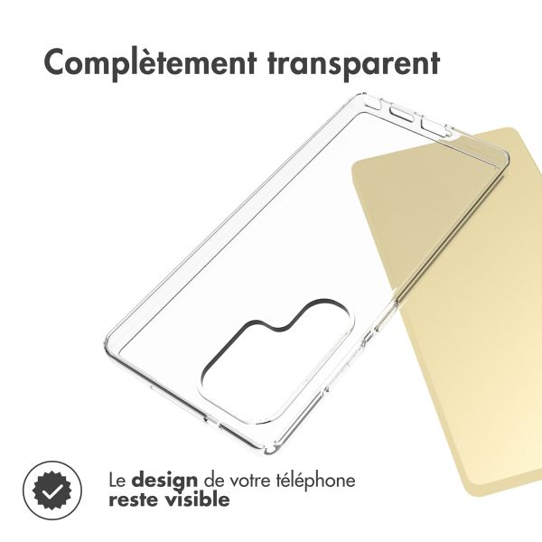 Accezz Coque Clear Samsung Galaxy S25 Ultra - Transparent