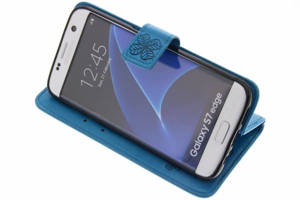 Etui de téléphone Fleurs de Trèfle Samsung Galaxy S7 Edge