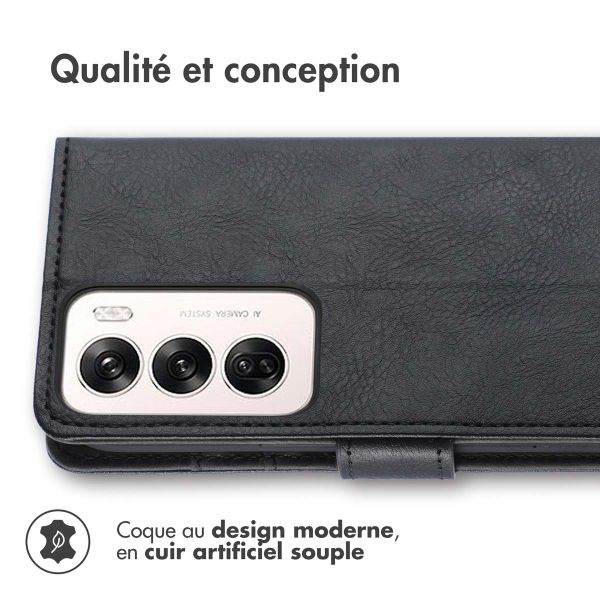 imoshion Étui de télephone portefeuille Oppo Reno 12 Pro - Noir