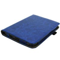 imoshion Étui de liseuse portefeuille en cuir végan Kobo Nia - Bleu foncé