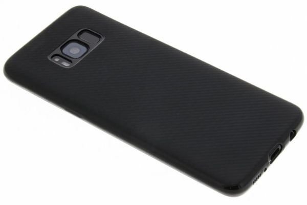 Coque silicone Carbon Samsung Galaxy S8 - Noir