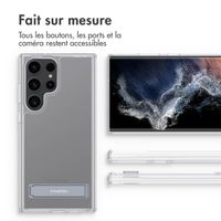 imoshion Coque Stand Samsung Galaxy S23 Ultra - Transparent