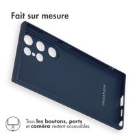 imoshion Coque Couleur Samsung Galaxy S24 Ultra - Bleu foncé