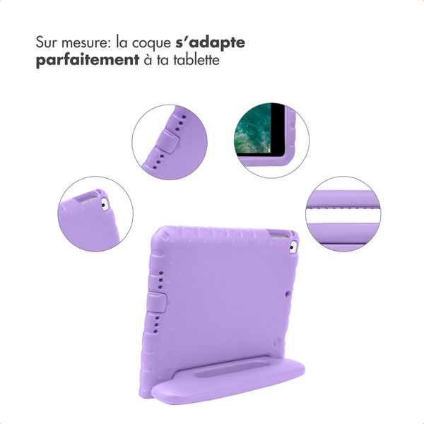imoshion Coque kidsproof avec poignée Apple iPad 6 (2018) 9.7 pouces / iPad 5 (2017) 9.7 pouces - Lila
