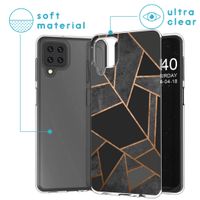 imoshion Coque Design Samsung Galaxy A12 - Black Graphic