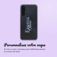 Coque personnalisée avec un nom Samsung Galaxy A15 - Transparent