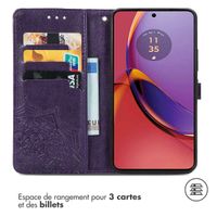 imoshion Etui de téléphone portefeuille Mandala Motorola Moto G84 - Violet