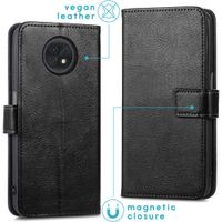 imoshion Étui de télephone portefeuille de luxe Xiaomi Redmi Note 9T (5G) - Noir