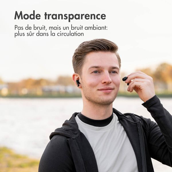 imoshion Aura Pro Écouteurs intra-auriculaires sans fil - Réduction active du bruit (ANC) - Noir