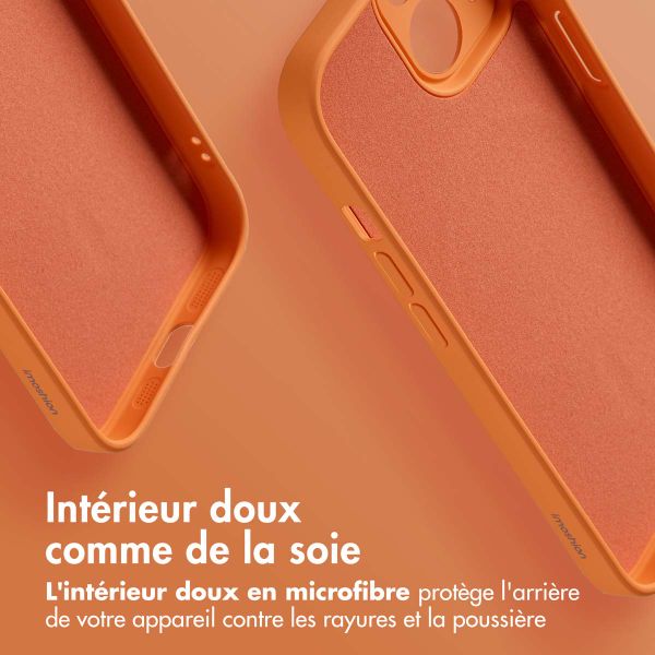 imoshion Coque Couleur avec MagSafe Apple iPhone 15 - Neon Orange