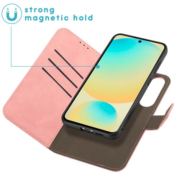 imoshion Etui de télephone luxe 2-en-1 amovible Samsung Galaxy S24 FE - Rose
