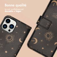 imoshion Étui de télephone portefeuille Design Apple iPhone 12 (Pro) - Sky Black