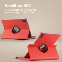 imoshion Coque tablette rotatif à 360° Lenovo Tab M10 5G - Rouge