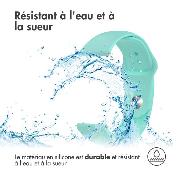 imoshion Bracelet sport en silicone  - Connexion universelle 18 mm - Vert menthe