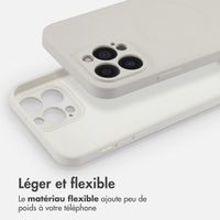 imoshion Coque Couleur avec MagSafe iPhone 13 Pro Max - Beige