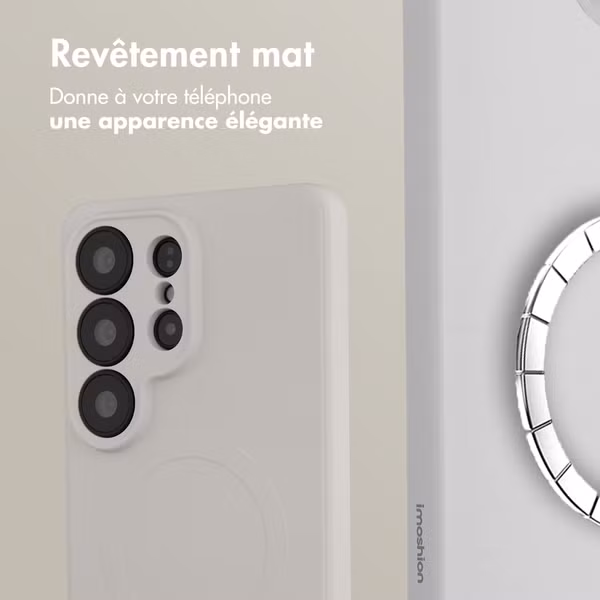 imoshion Coque Couleur avec MagSafe Samsung Galaxy S26 Ultra - Beige