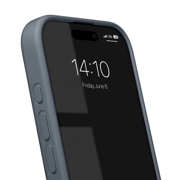 iDeal of Sweden Coque en silicone avec MagSafe Apple iPhone 17 - Midnight Blue