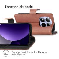 imoshion Étui de télephone portefeuille Xiaomi Redmi Note 15 Pro (5G) - Marron