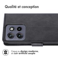 imoshion Étui de télephone portefeuille Motorola Thinkphone 25 / Motorola Edge 50 Neo / Edge 60 Neo - Noir