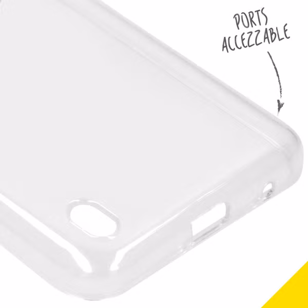 Accezz Coque Clear Motorola Moto G8 Power Lite - Transparent