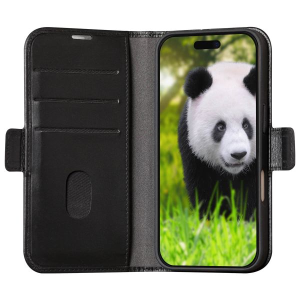 dbramante1928 Étui de télephone portefeuille Apple iPhone 16 Pro - Noir