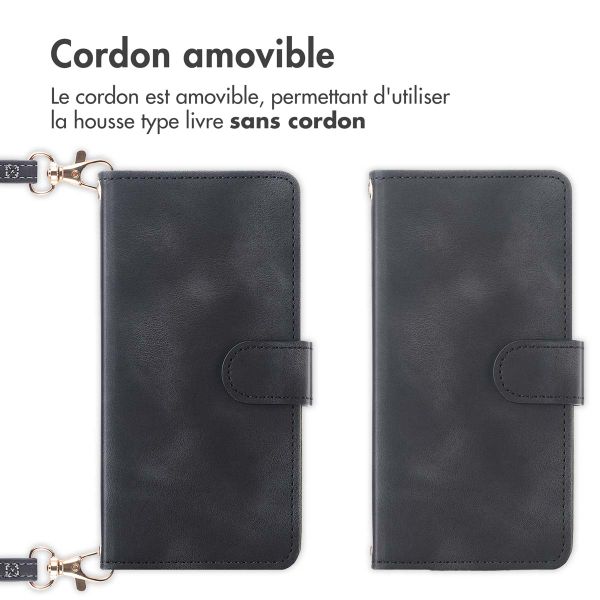 imoshion Etui de télephone portefeuille avec cordon Apple iPhone 17 - Noir