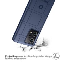 imoshion Coque Rugged Shield Xiaomi Poco X5 Pro 5G - Bleu foncé