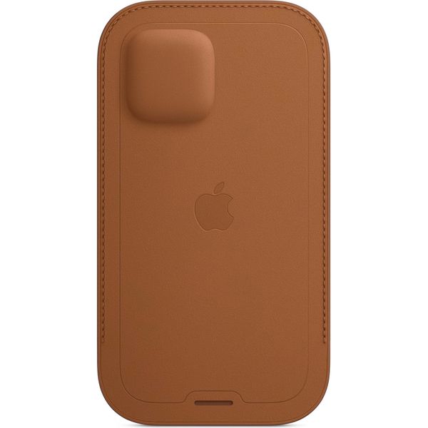 Apple Sacoche en cuir MagSafe Apple iPhone 12 (Pro) - Saddle Brown