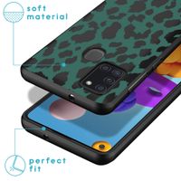 imoshion Coque Design Samsung Galaxy A21s - Green Leopard