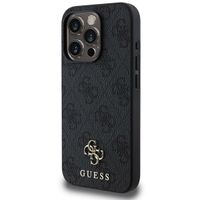 Guess Coque 4G Metal Logo MagSafe Apple iPhone 15 Pro - Noir