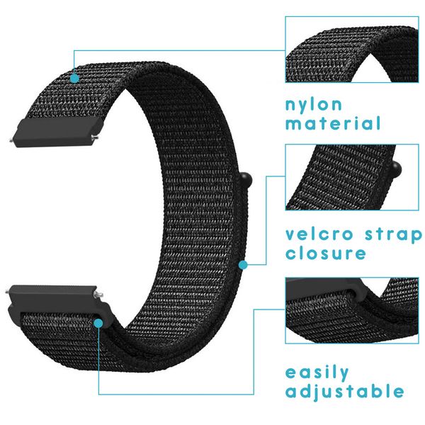 imoshion Bracelet en nylon Galaxy Watch 40/42mm / Active 2 42/44mm