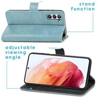 imoshion Étui de télephone portefeuille Samsung Galaxy S21 FE - Bleu clair