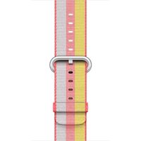 Apple Bracelet en nylon tissé Apple Watch Series 1 à 9 / SE (38/40/41 mm) | Series 10 (42 mm) - Rouge