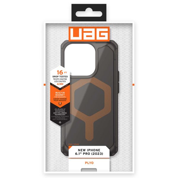 UAG Coque Plyo MagSafe iPhone 15 Pro - Noir / Bronze