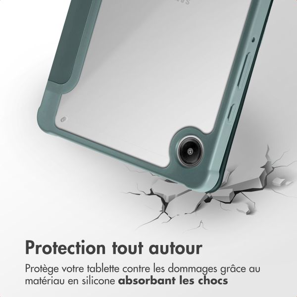 imoshion Coque tablette Origami Samsung Galaxy Tab A9 8.7 pouces - Vert foncé